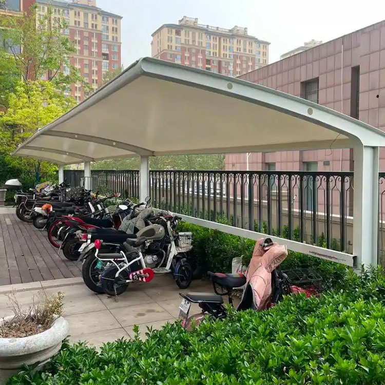 石城县膜结构电动车棚